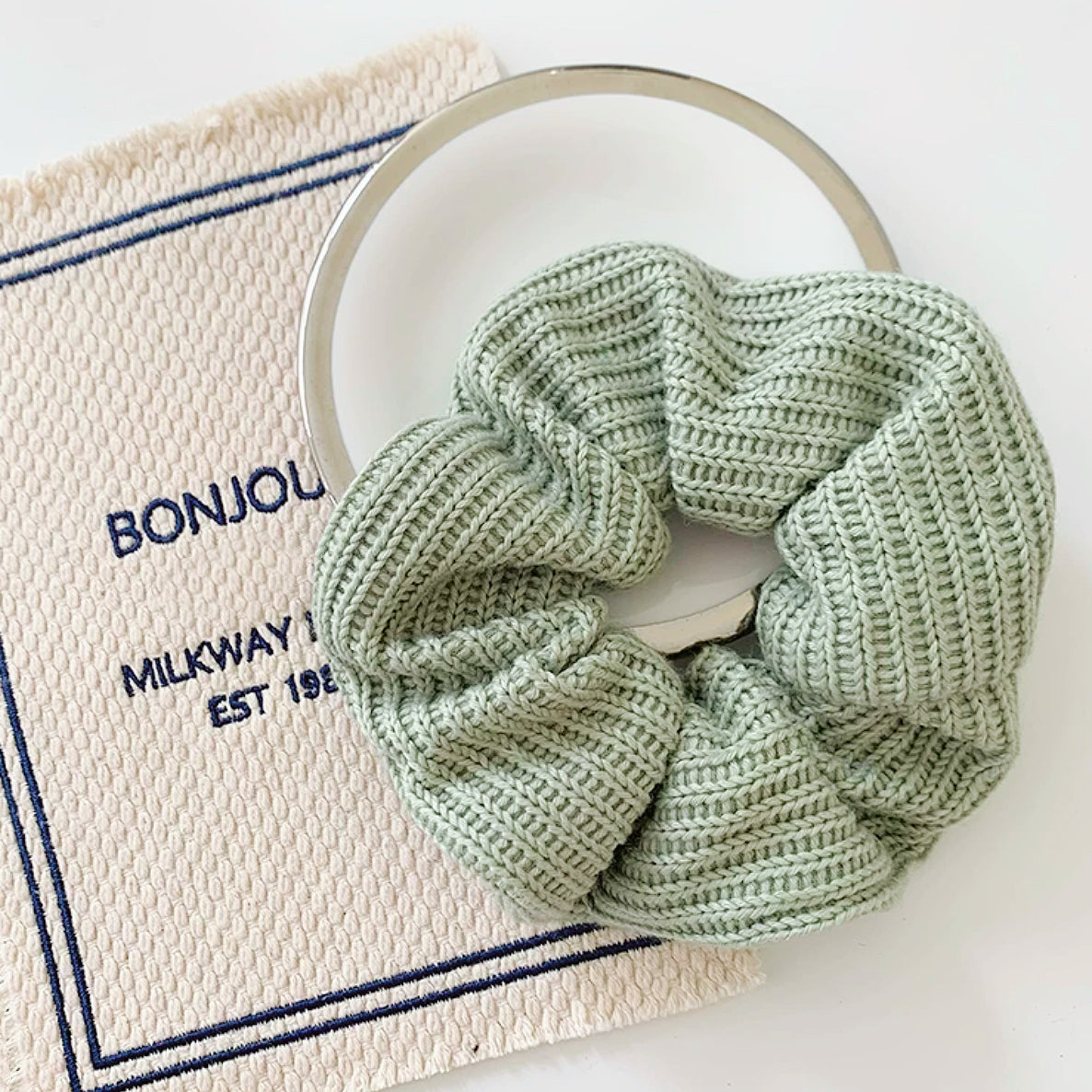 Candy Knitted Scrunchie