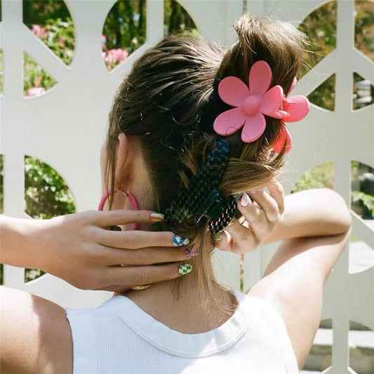 Candy Flower Hair Claw