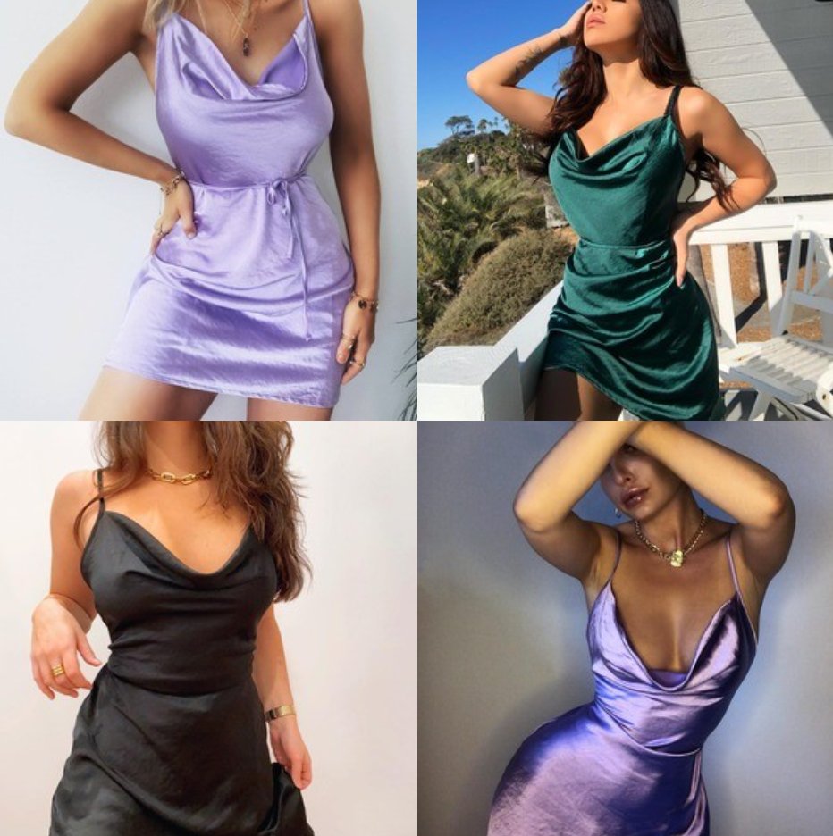 🔥🔥💃SLIP DRESS IN SATIN(Buy 3 Free Shipping)-serendiple.com