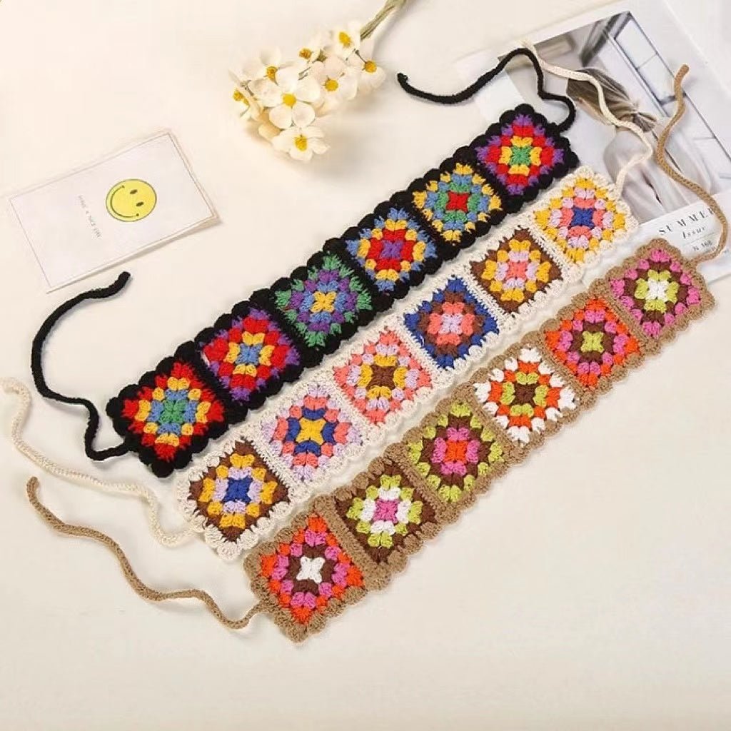 Floral Crochet Hairband